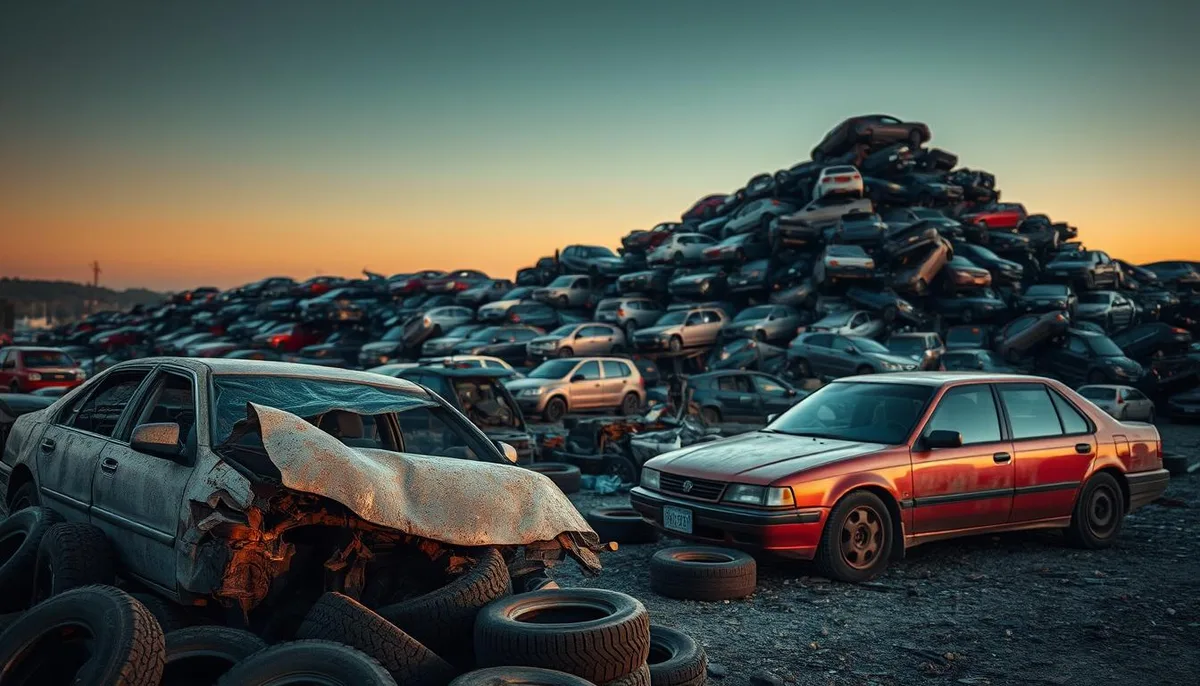 car scrap yard indicators
